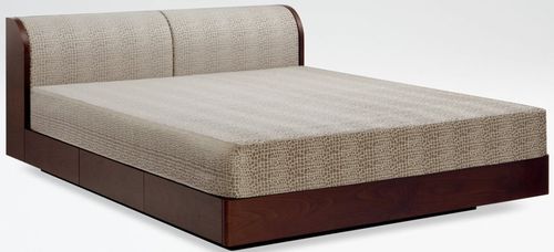 双人床 - EMERSON - Giorgio Armani Casa - 现代风格 / 带床头板 / 栎木