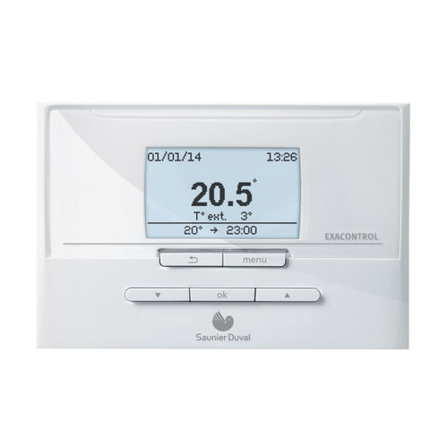 可编程温度调节器 - EXACONTROL E7R C-B & E7R C-SH - Saunier Duval - 供暖 / 室温 / 壁挂