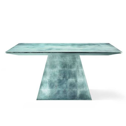 现代风格桌 - HALLEY - Q - Airnova - 玻璃 / 大理石 / Corian®可丽耐