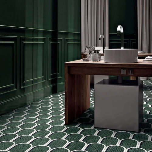 大理石瓷砖 - TRIENNALE VERDE - BISAZZA - 哑光 / 室内 / 浴室
