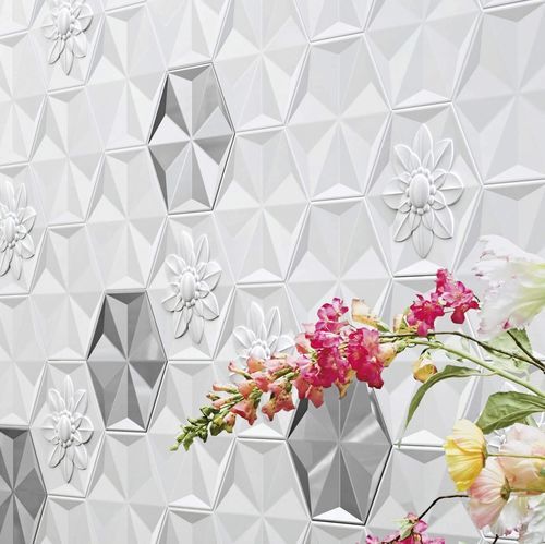 陶瓷砖 - FROZEN CRYSTAL - BISAZZA - 高亮光 / 3D / 室内