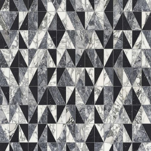 大理石瓷砖 - MODULO 2 CHIAROSCURO - BISAZZA - 哑光 / 室内 / 客厅