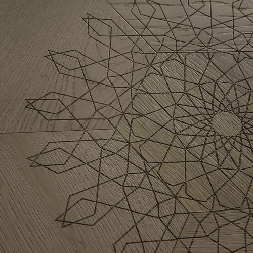 木制瓷砖 - PIROUETTE - BISAZZA - 栎木 / 预涂漆 / 拉绒