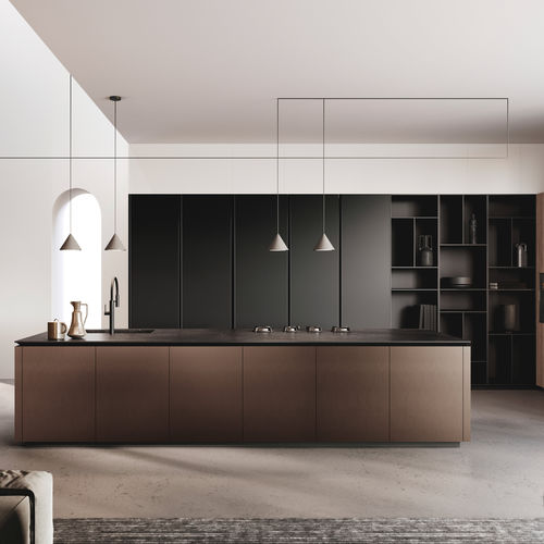 现代风格厨房 - LAB - BINOVA S.p.A. - 玻璃 / 石材 / 阳极氧化铝