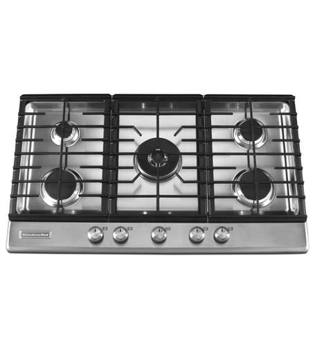 燃气灶台 - KFGS366VSS - KitchenAid - 5眼 / 嵌入式 / 带杠杆