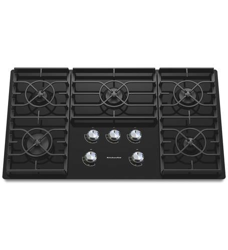 燃气灶台 - KGCC566RBL - KitchenAid - 5眼 / 嵌入式 / 带杠杆