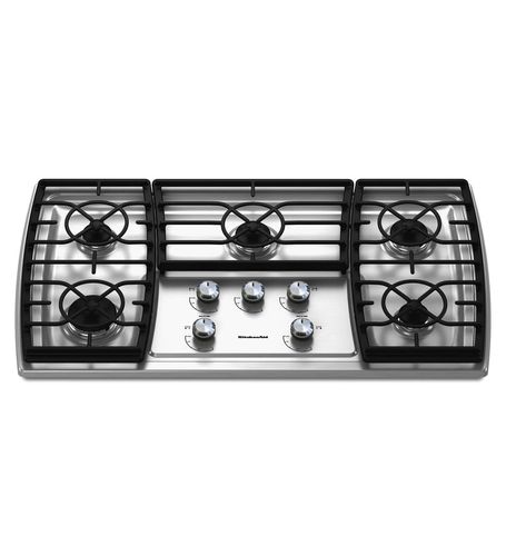 燃气灶台 - KGCK366VSS - KitchenAid - 5眼 / 嵌入式 / 带杠杆