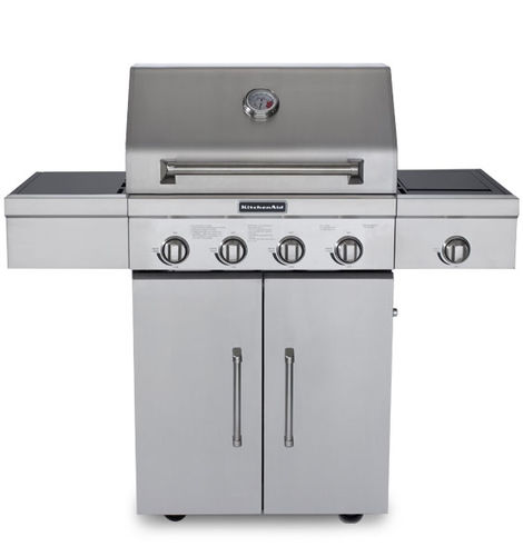 燃气烧烤架 - 720-0733A - KitchenAid - 专业 / 带滑轮 / 不锈钢