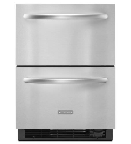 抽屉冰箱 -  KDDC24CVS - KitchenAid - 家用 / 独立式 / 不锈钢