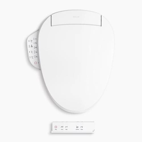 电子马桶盖 - PUREWASH® E725 - Kohler - 塑料 / 白色 / 米色