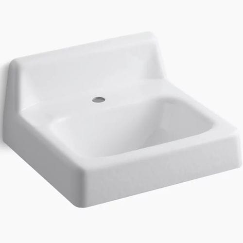 悬挂式台盆 - HUDSON™ - Kohler - 铸铁 / 耐用 / 长方形