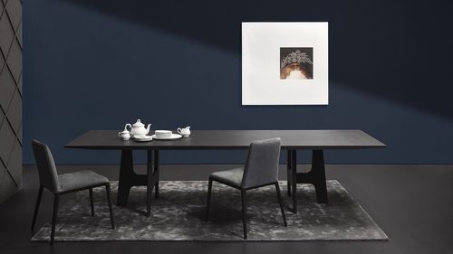 现代风格餐桌 - 4050_ITALO - Vibieffe - MDF / 橡木桌脚 / 长方形