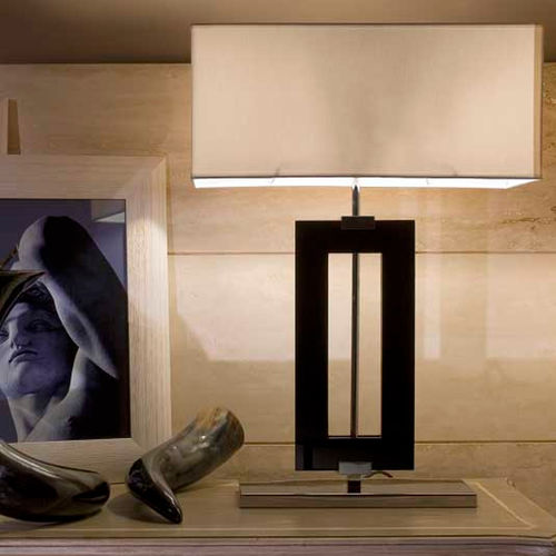 台灯 - DOMINO : 1M0216C - MLE HOTEL LIGHTING - 钢 / 彩绘金属 / 铝基座