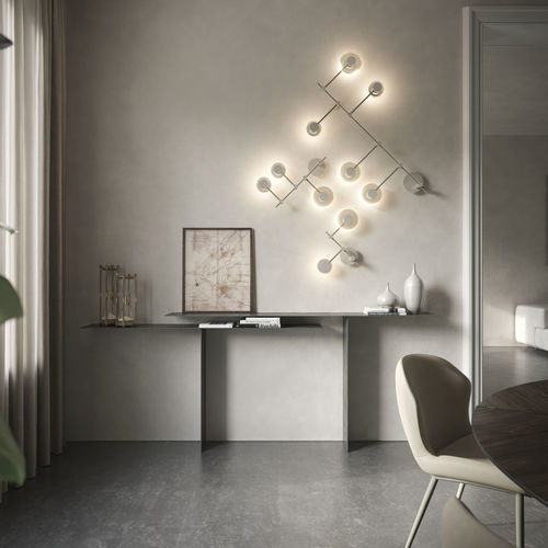 现代风格玄关桌 - TEE - Cattelan Italia - 钢 / 钢座桌脚 / T形
