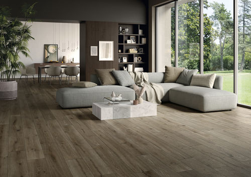 陶土瓷砖 - UNICA BROWN - CERAMICHE KEOPE - 哑光 / 结构 / 室内