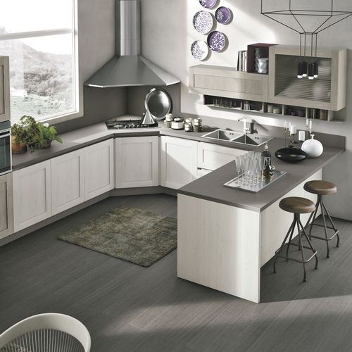 现代风格厨房 - CITY  - STOSA CUCINE - 木质 / 人造石 / Fenix NTM 材质