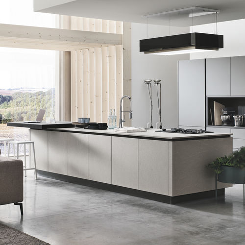 现代风格厨房 - ALEVÉ - STOSA CUCINE - 栎木 / 涂漆中密度纤维板 / 落叶松木