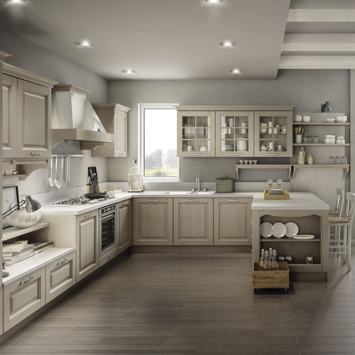 传统风格厨房 - BOLGHERI - STOSA CUCINE - 实木 / L 形 / U 形
