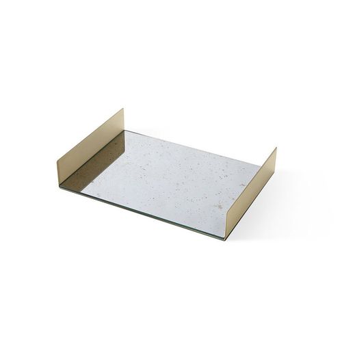 黄铜餐饮托盘 - FOLDED TRAY - Gallotti&Radice - 镀银金属 / 玻璃 / 家用
