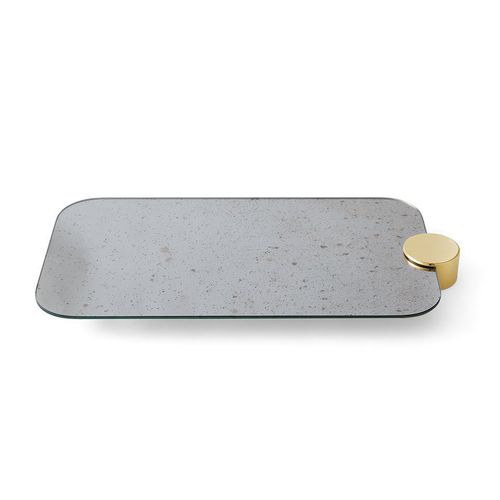 金属餐饮托盘 - ODETTE RECTANGULAR - Gallotti&Radice - 玻璃