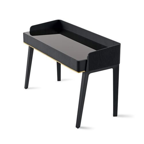 现代风格秘书桌 - SOHO - Gallotti&Radice - 白蜡木 / 黄铜 / 玻璃