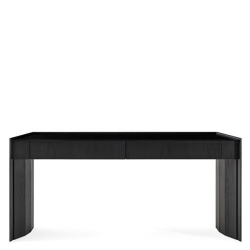 现代风格玄关桌 - ATHUS - Gallotti&Radice - 玻璃 / 梣木桌脚 / 长方形