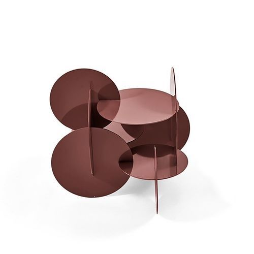 现代风格茶几 - Monete - Gallotti&Radice - 漆包金属 / 金属桌脚 / 家用