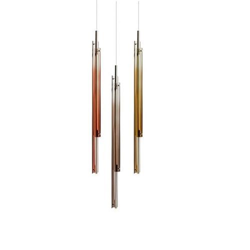 吊灯 - Tratto - Gallotti&Radice - 镍制 / 水晶 / 现代风格