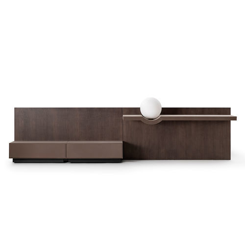 现代抽屉柜 - STRESA BOX - Gallotti&Radice - 漆木 / 皮质 / 未指定