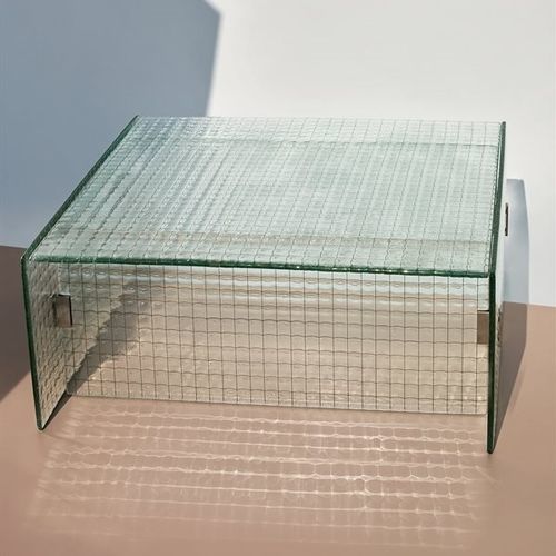 现代风格茶几 - OMMI - Gallotti&Radice - 抛光不锈钢 / 玻璃 / 抛光不锈钢桌脚