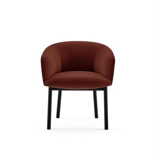 现代风格扶手椅 - LIVRETTE - Gallotti&Radice - 皮质 / 聚氨酯发泡 / 布料