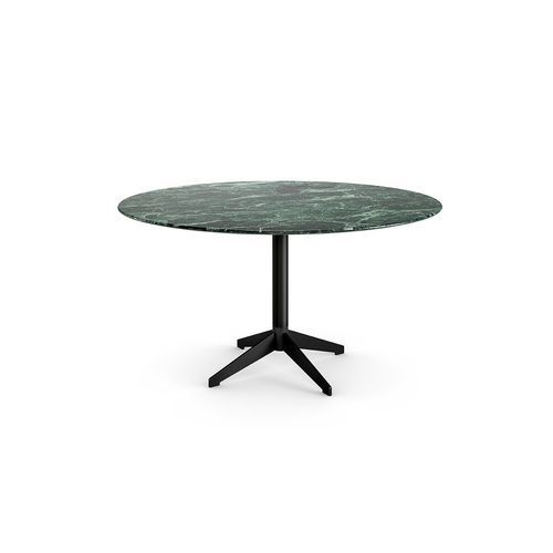 现代茶几 - ZEN BLACK LOW - Gallotti&Radice - 白蜡木 / 铝座桌脚 / 圆形