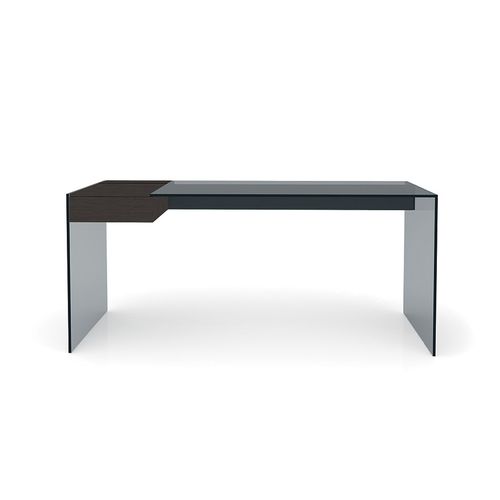 现代风格办公桌 - AIR W - Gallotti&Radice - 白蜡木 / 铝制 / 不锈钢