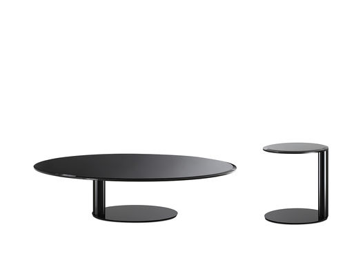 现代风格茶几 - OTO - Gallotti&Radice - 金属 / 漆包金属 / 圆形