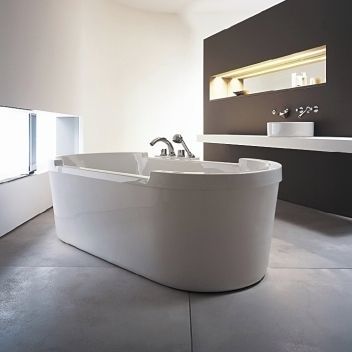 椭圆浴缸 - 700010 - DURAVIT - 岛台式 / 住宅用 / 丙烯塑料
