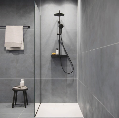 恒温淋浴柱 - TH4382008046 - DURAVIT - 金属 / 银色 / 黑色哑光