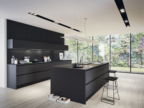 现代风格厨房 - LAMINA 1.0 - Record Cucine - 层压材料 / 岛台式 / 无把手