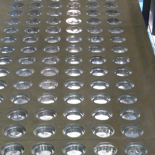圆形玻璃方砖 - B R19/5 - SEVES GLASSBLOCK - 光滑 / 磨砂 / 用于行人桥