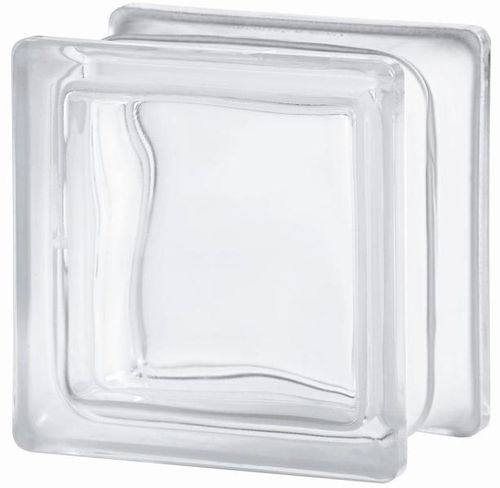 正方形玻璃方砖 - 1111/8 WAVE - SEVES GLASSBLOCK - 光滑 / 磨砂 / 壁挂