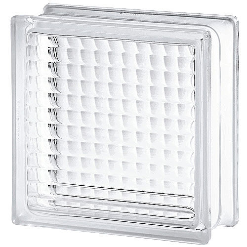 正方形玻璃方砖 - CLEAR 1919/8 CROSS SMALL - SEVES GLASSBLOCK - 结构 / 壁挂 / 可高度透射光线