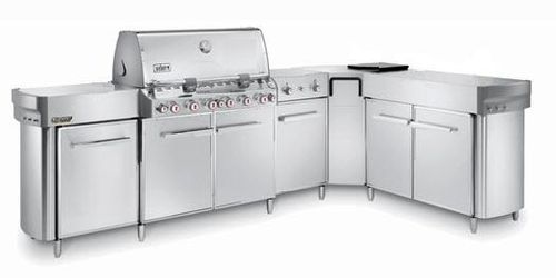 户外厨房 - SUMMIT® - Weber USA - 工业风格 / 钢 / 带手柄