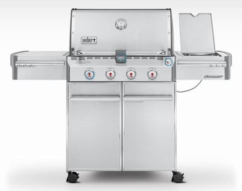 燃气烧烤架 - SUMMIT ® S-420™ - Weber USA - 带滑轮 / 不锈钢