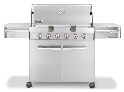燃气烧烤架 - SUMMIT® S-620 - Weber USA - 带滑轮 / 不锈钢