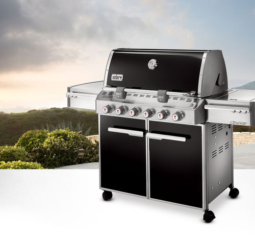 燃气烧烤架 - SUMMIT® E-620™ - Weber USA - 带滑轮 / 金属