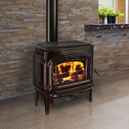 木材采暖炉 - EXPLORER II - QUADRA-FIRE - 10 kW...20 kW / 传统风格 / 金属