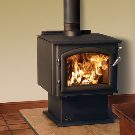 木材采暖炉 - 3100 MILLENNIUM - QUADRA-FIRE - 10 kW...20 kW / 传统风格 / 金属