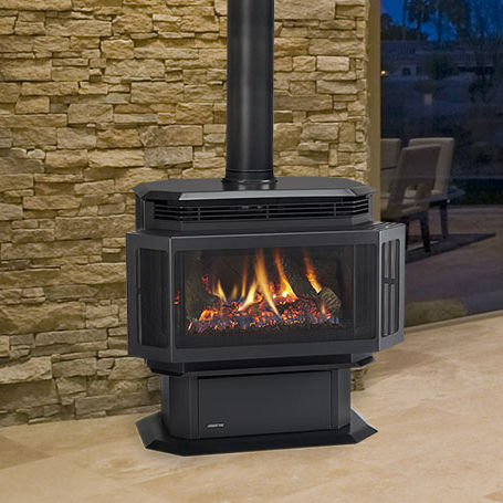 燃气采暖炉 - HUDSON BAY - QUADRA-FIRE - 10 kW...20 kW / 现代风格 / 金属