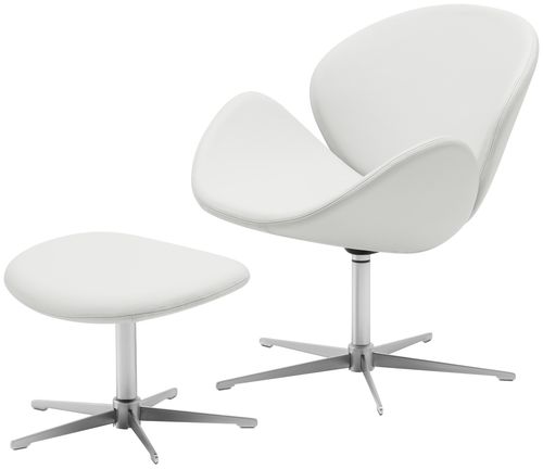 现代风格扶手椅 - OGI - BoConcept - 皮质 / 布料 / 钢