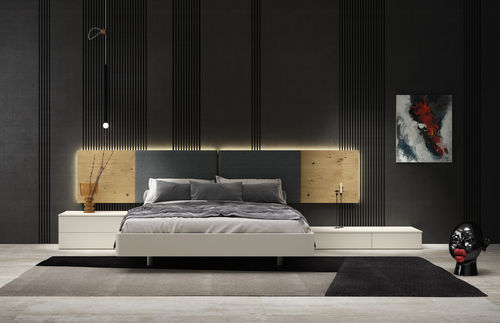 双人床床头板 - LUCA: comp.117 - MUEBLES MESEGUE, S.A. - 现代风格 / 木制贴皮 / 涂漆中密度纤维板