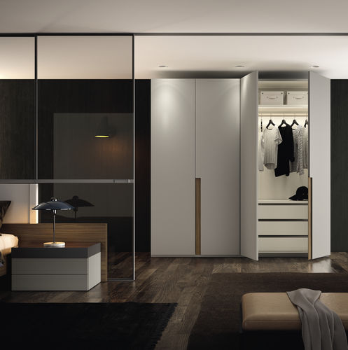 可调节衣柜 - HALF 201 - MUEBLES MESEGUE, S.A. - 现代风格 / 漆木 / 平开门式